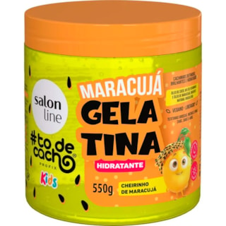 Gelatina Capilar Salon Line Tô de Cacho Kids Hidratante Maracujá 550g