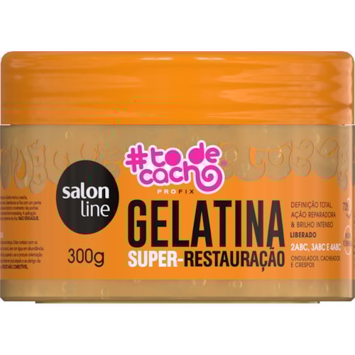 Gelatina Capilar Salon Line Tô de Cacho Mel 300g