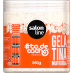 Gelatina Capilar Salon Line Tô de Cacho Profix Nutritiva 550g