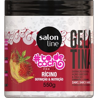 Gelatina Capilar Salon Line To De Cacho Rícino 550g