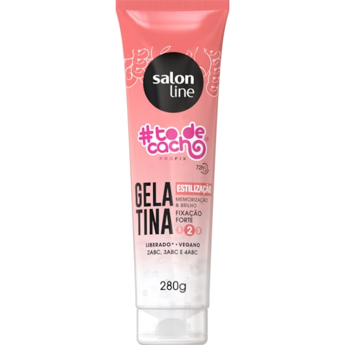 Gelatina Capilar Salon Line #Todecacho Fixação Forte 280g