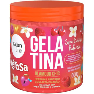 Gelatina Capilar Salon Line Xêrosa Glamour Chic 550g