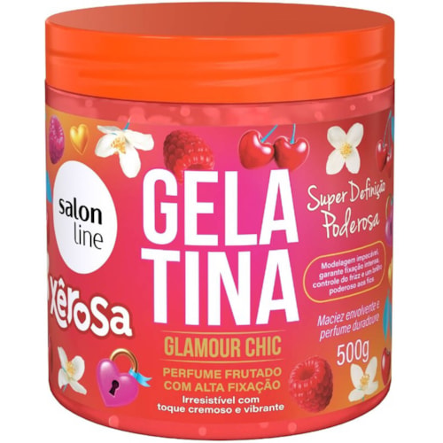 Gelatina Capilar Salon Line Xêrosa Glamour Chic 550g
