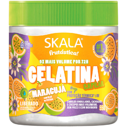 Gelatina Capilar Skala Maracujá 550g