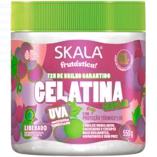 Gelatina Capilar Skala Uva 550g