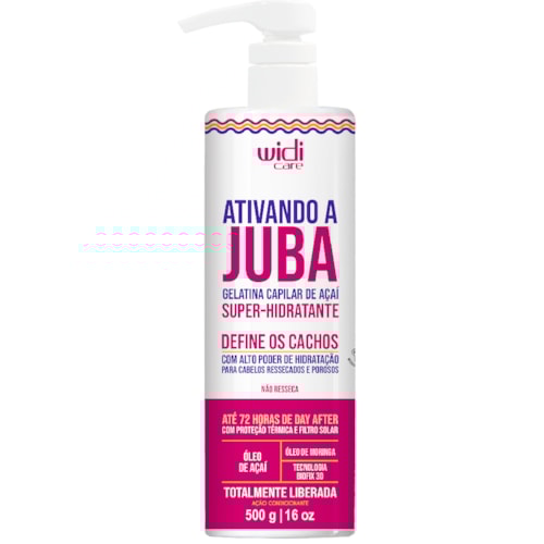 Gelatina Capilar Widicare Ativando a Juba Super Hidratante 500g