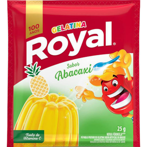 Gelatina Royal Abacaxi 25g