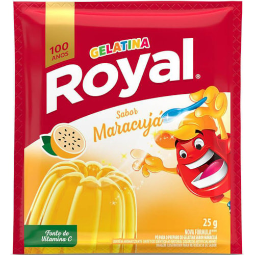 Gelatina Royal Maracujá 25g