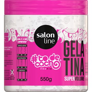 Gelatina Salon Line #TodeCacho Vai Ter Cachos Sim 550g