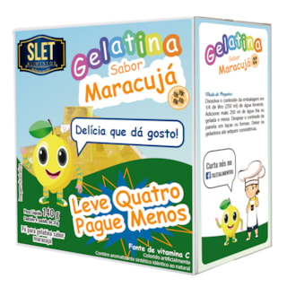 Gelatina Slet Maracujá 35g