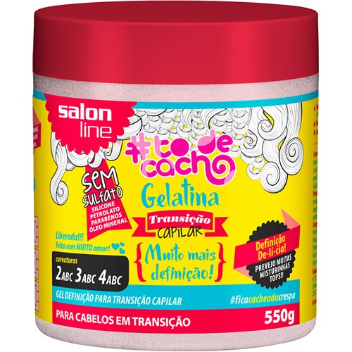 Gelatina #todecacho Super Transição Salon Line 550g