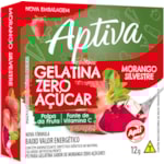 Gelatina Zero Aptiva Morango 12g