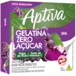 Gelatina Zero Aptiva Uva 12g