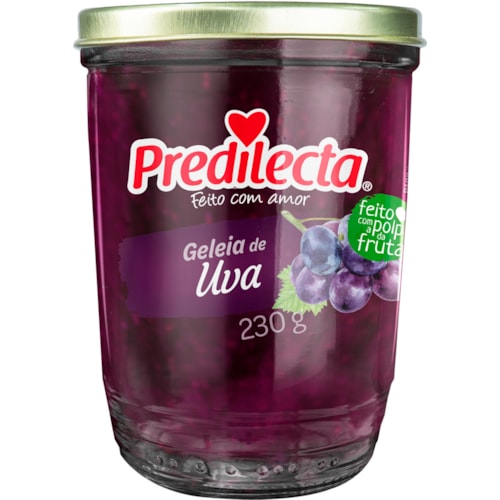 Geleia de Uva Predilecta Vidro 230g