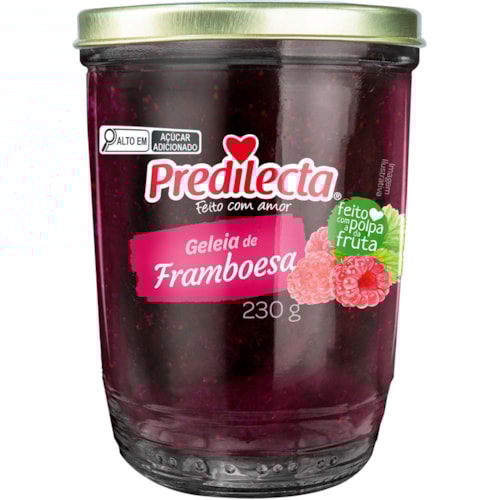 Geleia Predilecta Sabor Framboesa 230g
