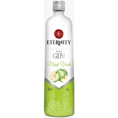 Gin Eternity Sabor Maçã Verde 900ml