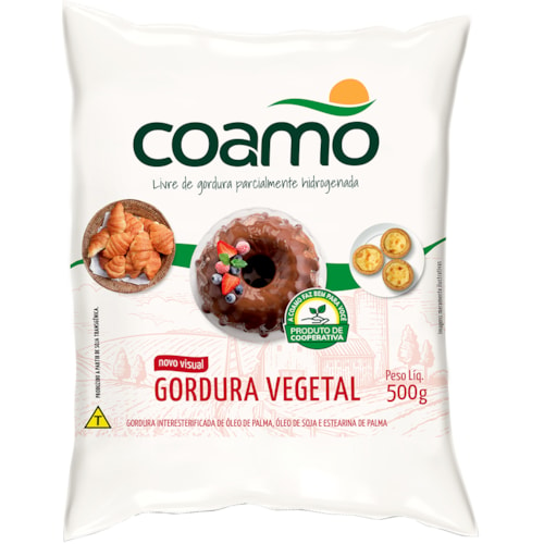 Gordura Vegetal Coamo Uso Culinário 500g