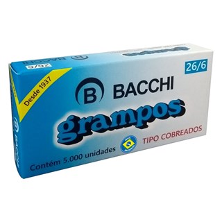 Grampo Bacchi 26/6 - 5000 Unidades