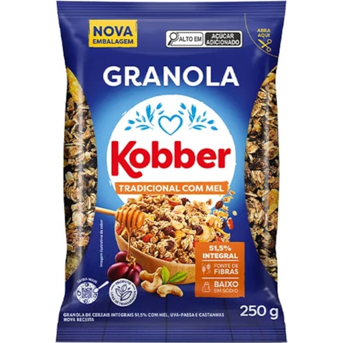 Granola Kobber Tradicional Com Mel 250g
