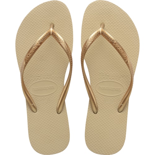 Havaianas Feminino Slim Areia Dourado 39/40