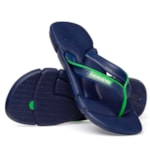 Havaianas Masculinas Power Marinho e Verde Folha 45/46