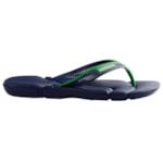 Havaianas Masculinas Power Marinho e Verde Folha 45/46