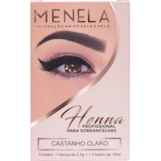 Henna Para Sobrancelhas Menela Castanho Claro