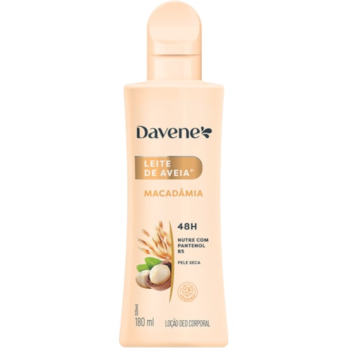 Hidratante Corporal Davene Leite de Aveia Macadâmia 180ml