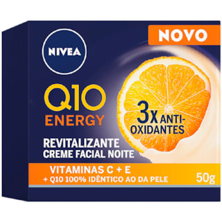 Hidratante Facial Nivea Q10 Energy Noite 50g