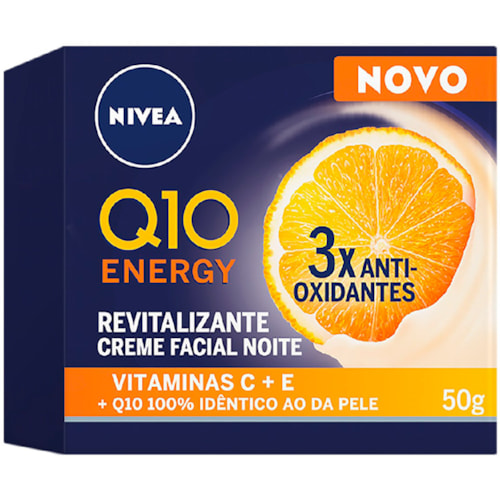 Hidratante Facial Nivea Q10 Energy Noite 50g