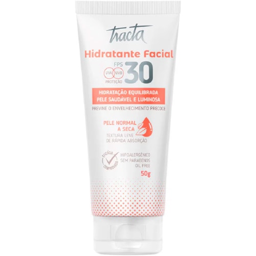 Hidratante Facial Tracta FPS30 Hidratação Equilibrada 50g