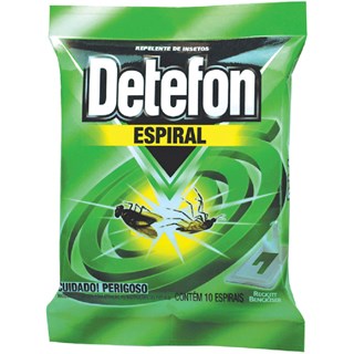 Inseticida Detefon Espiral 10 unidades