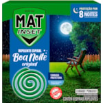 Inseticida Espiral Mat Inset Boa Noite Original 8 Unidades