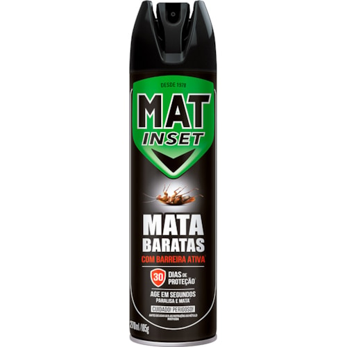 Inseticida Mat Inset Aerossol Mata Barata 270ml