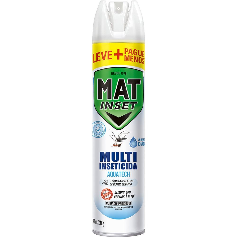 Inseticida Mat Inset Aerossol Sem Cheiro 360ml - Destro