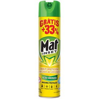 Inseticida Mat Inset Citronela Aerossol Promocional 33%