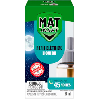 Inseticida Mat Inset Refil Elétrico 45 Noites 28ml