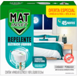 Inseticida Mat Inset Refil Repelente Elétrico 45 Noites