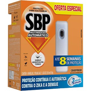 Inseticida SBP Automático Grátis Refil 250ml