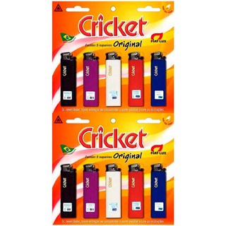 Isqueiro Cricket Original 10 Unidades