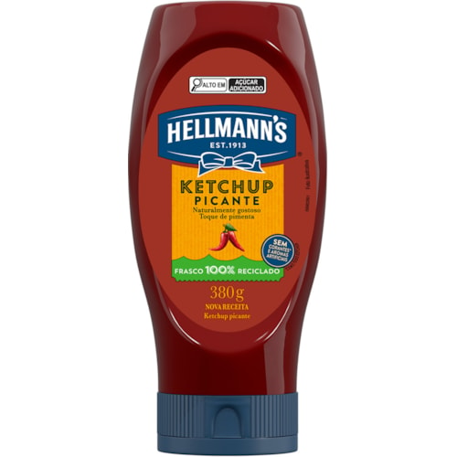 Ketchup Hellmann's Picante Squeeze 380g