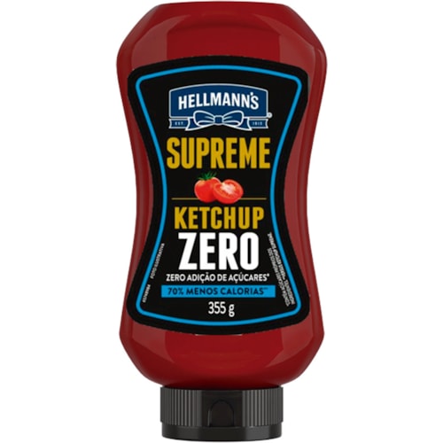 Ketchup Hellmann's Supreme Zero Aç[úcar Squeeze 390g
