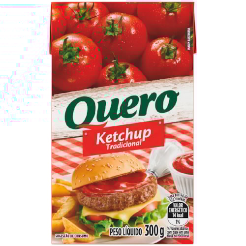 Ketchup Quero Tradicional 300g TP