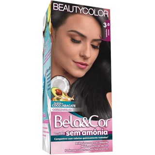 Kit Coloração Beautycolor Castanho Escuro 3.0