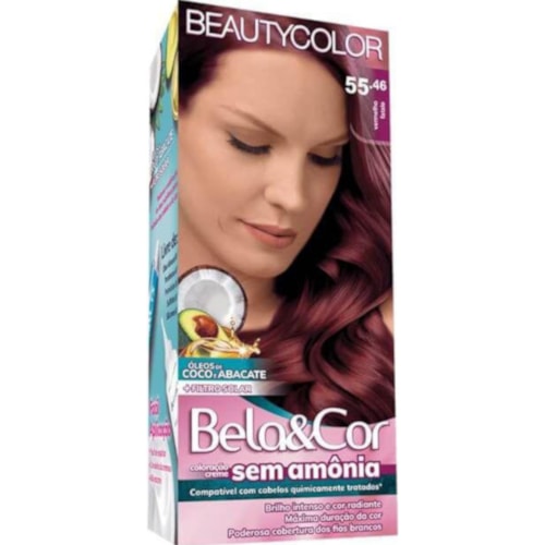 Kit Coloração Beautycolor S/ Amônia Vermelho Fatale 55.46
