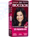 Kit Coloração Biocolor 2.0 Preto Azulado