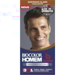 Kit Coloração Biocolor Homem Bozzano Cor Castanho Médio