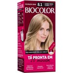 Kit Coloração Biocolor Louro Cinza Claro 8.1