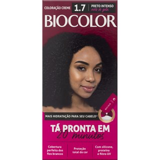 Kit Coloração Biocolor Preto Intenso 1.7