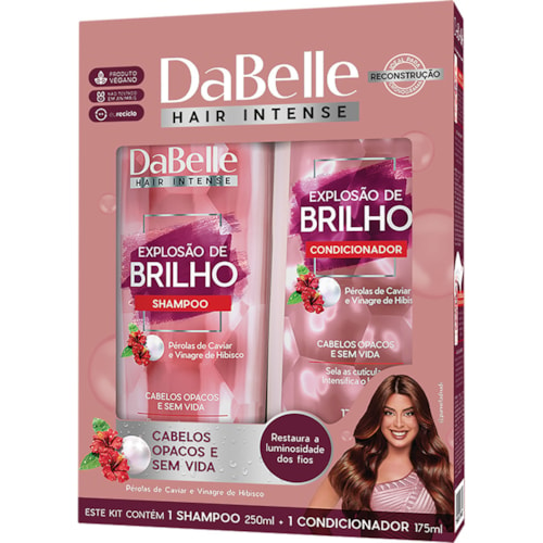 Kit Dabelle Explosão de Brilho Shampoo 150ml + Condicionador 175ml